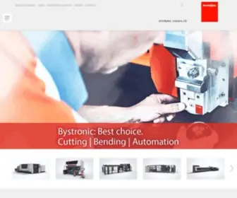BYStronic.ca(Bystronic Canada Ltd) Screenshot