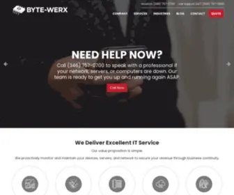 Byte-Werx.com(We're a Small Managed IT and Web Design Firm) Screenshot