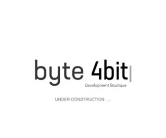 Byte4Bit.com(Digital products & custom software development we help you to bring your product to life) Screenshot