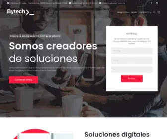 Bytech.com.mx(▷ Somos la mejor agencia de México en 2021) Screenshot