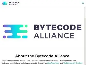 Bytecodealliance.org(Bytecode Alliance) Screenshot