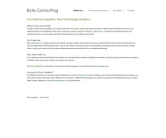 Byteconsulting.com(Byte Consulting) Screenshot