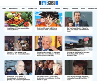Bytegosu.com(Fun Quizzes) Screenshot