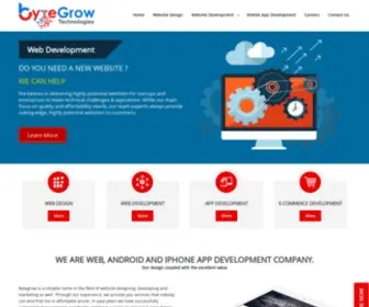 Bytegrow.com(Web & Mobile App Development Agency) Screenshot