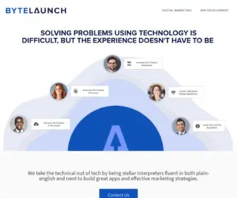 Bytelaunch.com(Web design company) Screenshot