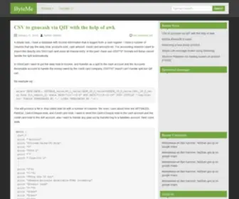 Byteme.org.uk(My random stuff) Screenshot