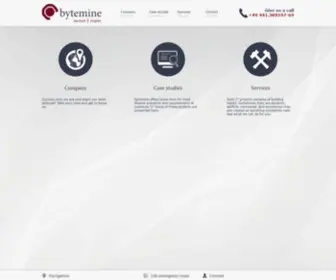 Bytemine.net(IT Infrastruktur aus Oldenburg) Screenshot