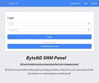 Bytend.com(SMM Services) Screenshot