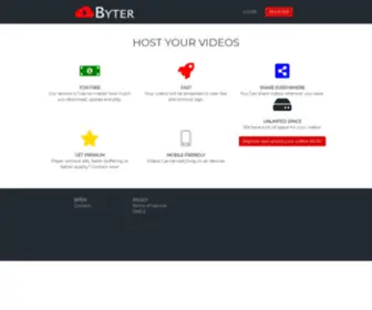 Byter.tv(HOST YOUR VIDEOS) Screenshot
