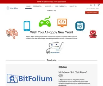 Bytesandbots.com(EPortfolio, Maker Lab, and STEM Education Consulting) Screenshot