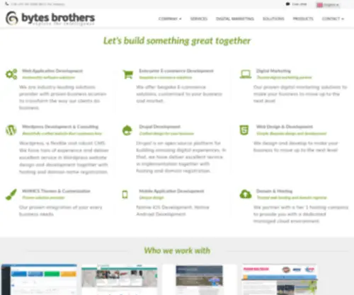 Bytesbrothers.com(Explore the intelligence) Screenshot