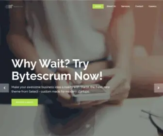 Bytescrum.com(We make your dreams true) Screenshot