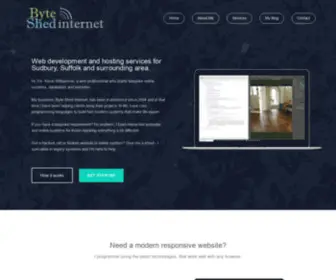Byteshed.net(Web Design and online systems in Sudbury) Screenshot