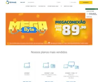 Byteweb.com.br(Internet, Telefone, TV) Screenshot