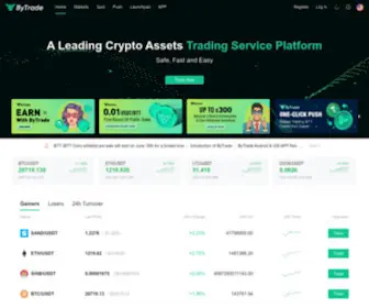 BYtrade.io(Global Leading Cryptocurrency Trading Service Platform) Screenshot