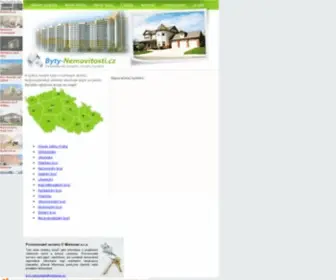 BYTY-Nemovitosti.cz(Největší přehled developerských projektů bydlení) Screenshot