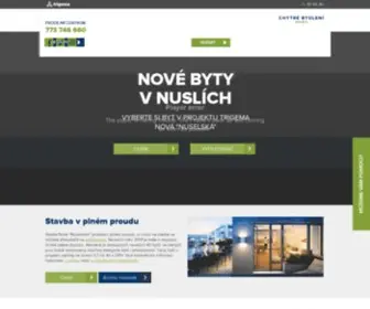 BYTY-Nusle.cz(Nové byty Nová "Nuselská") Screenshot