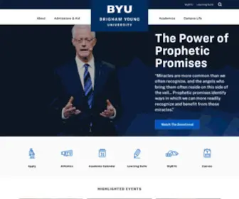 Byu.edu(Home) Screenshot