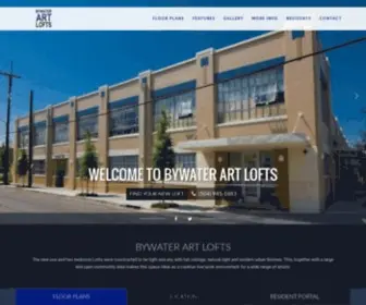 Bywaterartlofts.com(Bywater Art Lofts) Screenshot