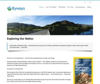 Byways.org(America's Scenic Byways) Screenshot