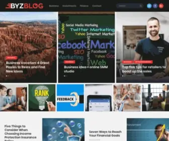 BYZblog.com(Blogging & landing page) Screenshot