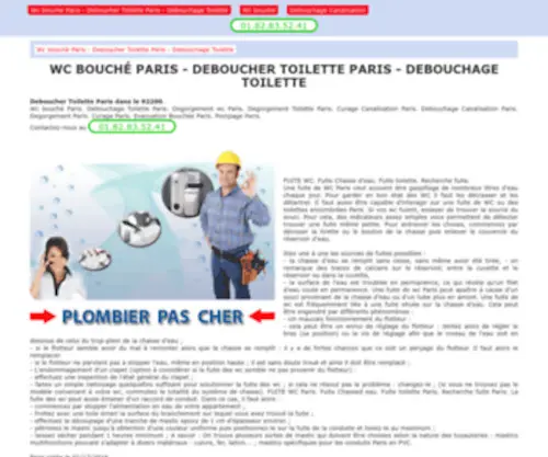 Byzoe.fr(Wc bouché Paris) Screenshot