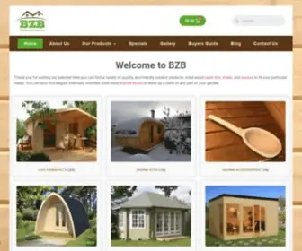 BZbcabinsandoutdoors.net(Eco Friendly Outdoor Products) Screenshot