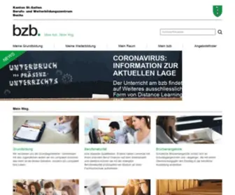Bzbuchs.ch(Und Weiterbildungszentrum Buchs) Screenshot