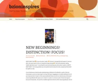 Bzioninspires.com(Inspiring hope) Screenshot