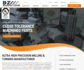 BZMFG.com(B&Z Manufacturing) Screenshot