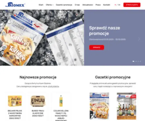 Bzomex.com.pl(Hurtownia Spożywcza) Screenshot