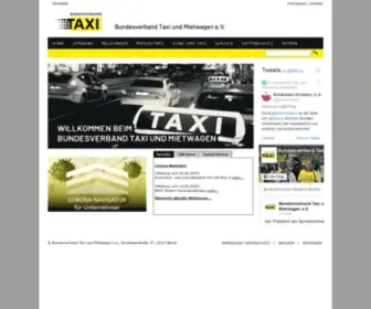 BZP.org(Bundesverband Taxis und Mietwagen e.V) Screenshot