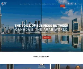 C-ABC.ca(Canada Arab Business Council) Screenshot