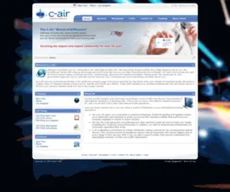 C-Air.com(C-Air Customhouse Brokers) Screenshot