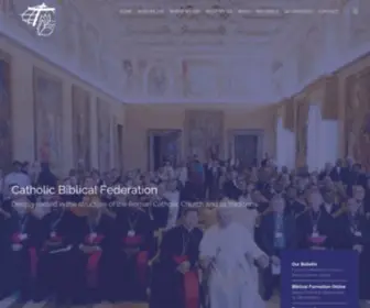 C-B-F.org(Catholic Biblical Federation (CBF)) Screenshot