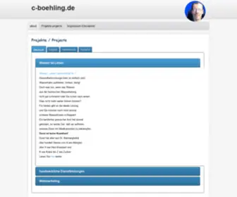 C-Boehling.de(About) Screenshot