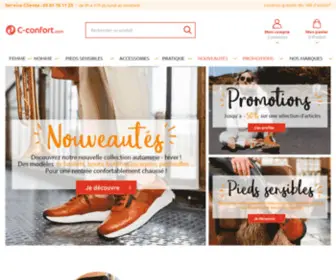 C-Confort.com(Spécialiste des chaussures confort) Screenshot