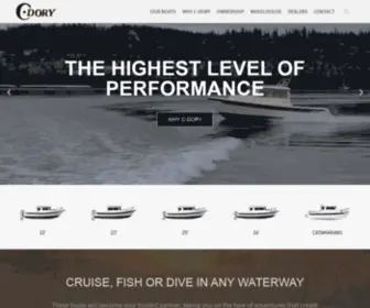 C-Dory.com(Rugged, Fast, Fuel Efficient Boats) Screenshot