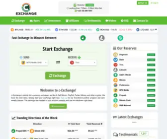 C-Exchange.com(Best Online Exchange Service) Screenshot