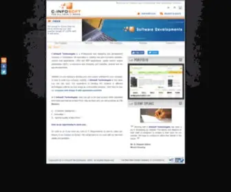 C-Infosoft.com(CIS Technologies) Screenshot