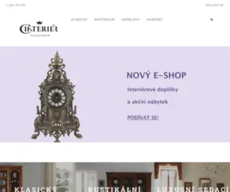 C-Interier.cz(Luxusní italský nábytek) Screenshot