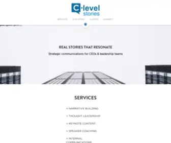 C-Levelstories.com(C-level stories) Screenshot