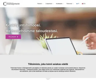 C-Management.fi(Tilitoimisto Helsinki) Screenshot