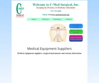 C-Medsurgical.com(C-med Surgical, inc) Screenshot