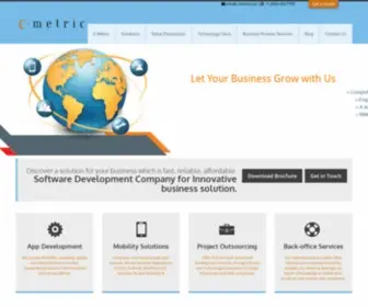 C-Metric.com(Software Outsourcing Company USA) Screenshot