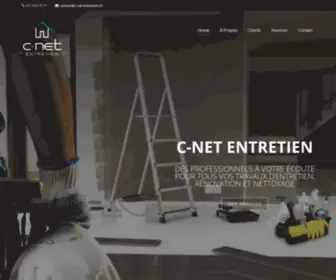C-Net-Entretien.ch(C-Net Entretien | Entretien, rénovation et nettoyage, région Lausanne) Screenshot