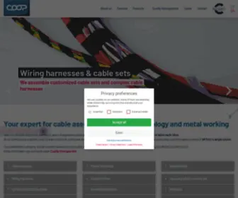 C-O-O-P.de(Kabelkonfektion, Kunststofftechnik und Metalltechnik) Screenshot