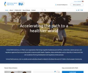 C-Path.eu(Accelerating the path to a healthier world) Screenshot