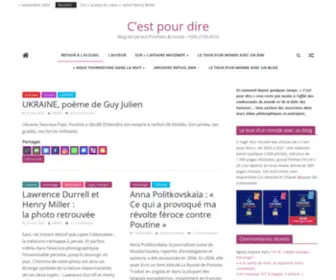 C-Pour-Dire.com(C’est) Screenshot