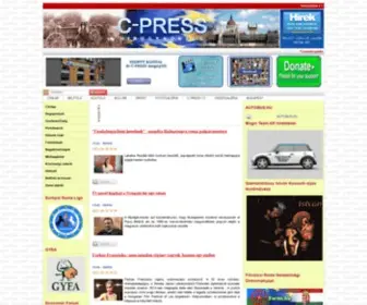 C-Press.hu(C-PRESS Hírügynökség) Screenshot